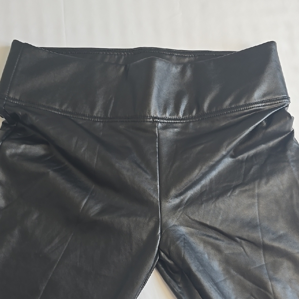 Vince Camuto Black Faux Leather Leggings - Picture 2 of 7